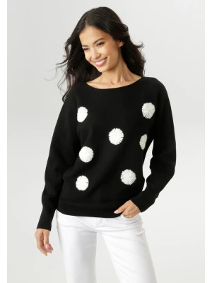 Aniston Sweter w kolorze czarnym rozmiar: 38
