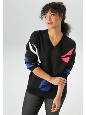 Aniston Sweter w kolorze czarnym rozmiar: 48