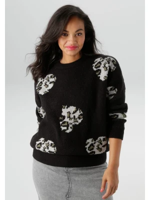Aniston Sweter w kolorze czarnym rozmiar: 54