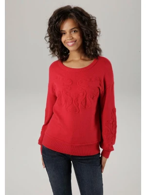 Aniston Sweter w kolorze czerwonym rozmiar: 38