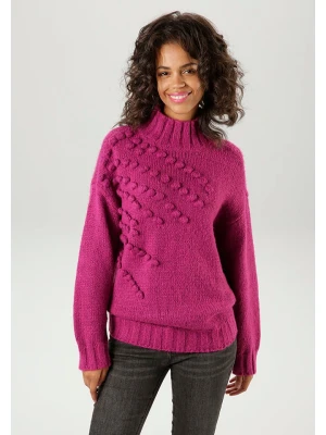 Aniston Sweter w kolorze jagodowym rozmiar: 46