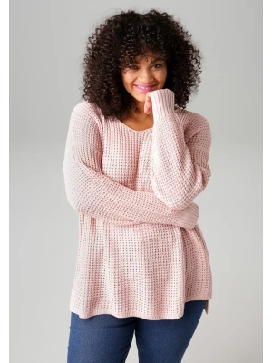 Aniston Sweter w kolorze jasnoróżowym rozmiar: 48