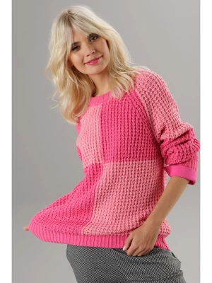 Aniston Sweter w kolorze różowym rozmiar: 44
