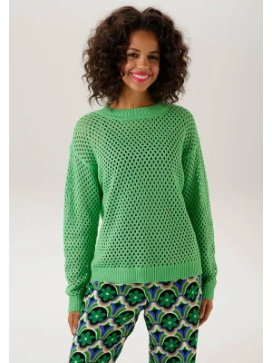 Aniston Sweter w kolorze zielonym rozmiar: 38