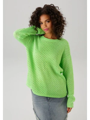 Aniston Sweter w kolorze zielonym rozmiar: 36