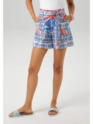 Aniston Szorty w kolorze niebiesko-białym rozmiar: 42
