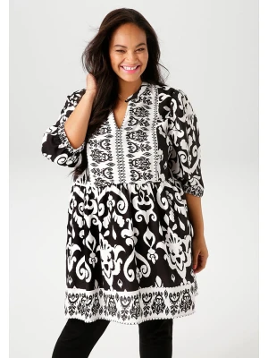 Aniston Tunika w kolorze czarno-białym rozmiar: 52