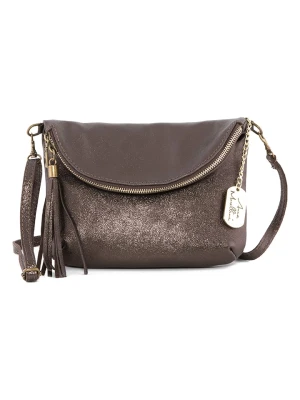 Anna Morellini Skórzana torebka "Beverly" w kolorze miedzianym - 22 x 18 x 2 cm rozmiar: onesize