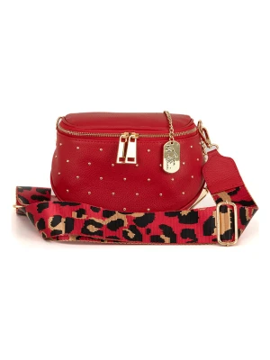 Anna Morellini Skórzana torebka "Domenica" w kolorze czerwonym - 19 x 15 x 8 cm rozmiar: onesize