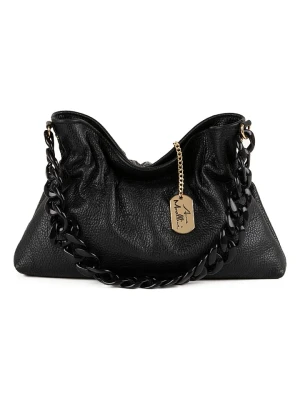 Anna Morellini Skórzana torebka "Fabrizia" w kolorze czarnym - 33 x 21 x 4 cm rozmiar: onesize