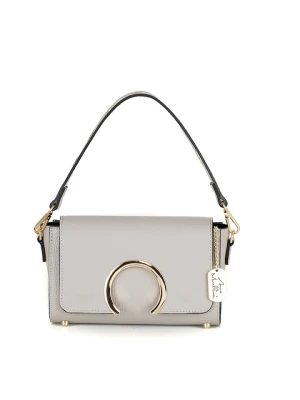 Anna Morellini Skórzana torebka "Giada" w kolorze szarym - 24 x 16 x 8 cm rozmiar: onesize