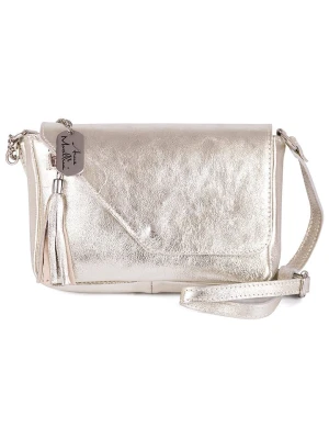 Anna Morellini Skórzana torebka "Lola" w kolorze złotym - 24 x 18 x 6 cm rozmiar: onesize