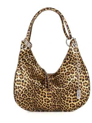 Anna Morellini Skórzana torebka "Lucetta" w kolorze jasnobrązowym - 38 x 34 x 10 cm rozmiar: onesize