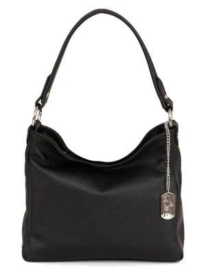 Anna Morellini Skórzana torebka "Paolina" w kolorze czarnym - 28 x 24 x 8 cm rozmiar: onesize