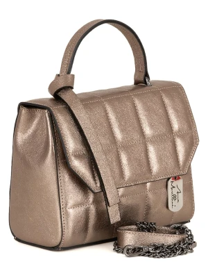 Anna Morellini Skórzana torebka "Sienna" w kolorze brązowym - 23 x 19 x 12 cm rozmiar: onesize