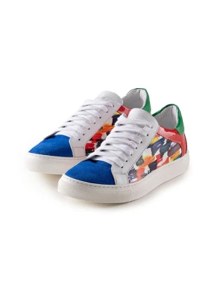 Anna Morellini Skórzane sneakersy "Cessana" ze wzorem rozmiar: 38