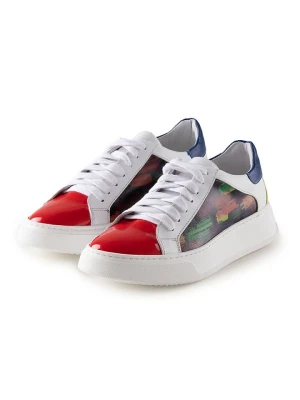 Anna Morellini Skórzane sneakersy "Giorania" ze wzorem rozmiar: 39