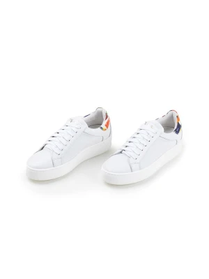 Anna Morellini Skórzane sneakersy "Gistella" w kolorze białym rozmiar: 37