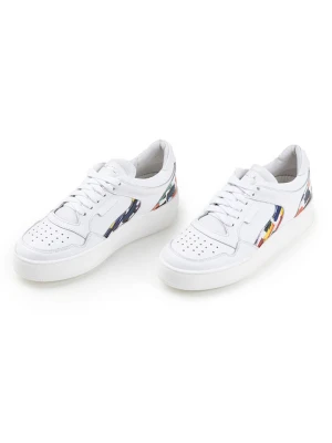 Anna Morellini Skórzane sneakersy "Giuscia" w kolorze białym rozmiar: 40
