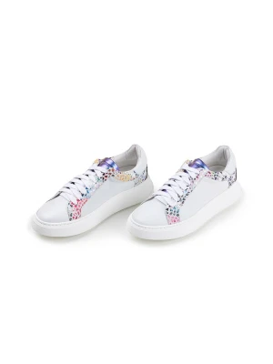 Anna Morellini Skórzane sneakersy "Lenevana" w kolorze białym rozmiar: 41