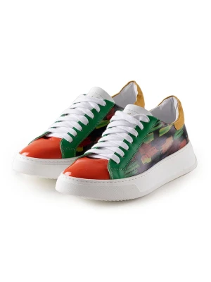 Anna Morellini Skórzane sneakersy "Luista" ze wzorem rozmiar: 38