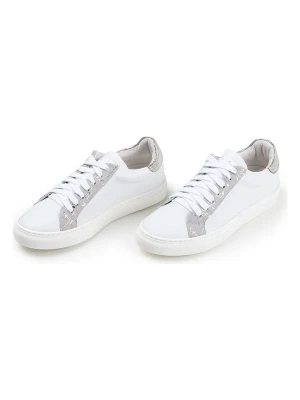 Anna Morellini Skórzane sneakersy "Raffana" w kolorze białym rozmiar: 40