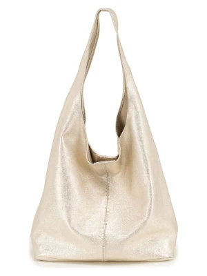 Anna Morellini Skórzany shopper bag "Terracina" w kolorze złotym - 32 x 32 x 16 cm rozmiar: onesize