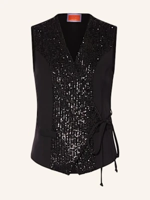 Anna's Kamizelka Z Cekinami schwarz