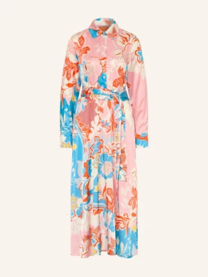 Zdjęcie produktu Anna's Sukienka Koszulowa Z Dodatkiem Jedwabiu blau