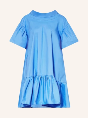 Anna's Sukienka Z Falbankami blau