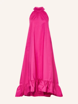 Anna's Sukienka Z Falbankami pink