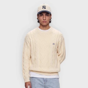 Another Cable Knit Sweater Another Cotton Lab beż