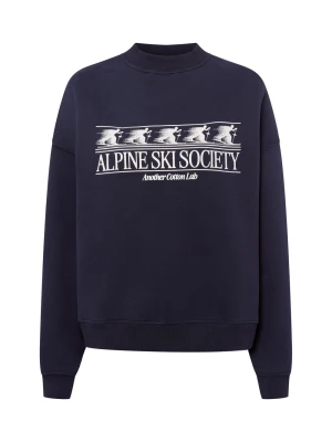 Another Cotton Lab Bluza - Alpine Ski Society Kobiety niebieski