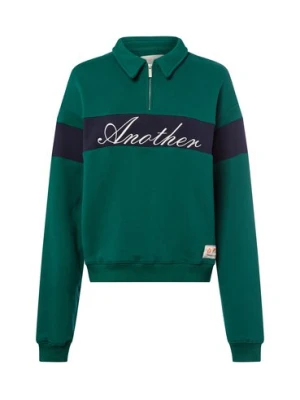 Another Cotton Lab Bluza damska Kobiety Bawełna zielony|niebieski jednolity,