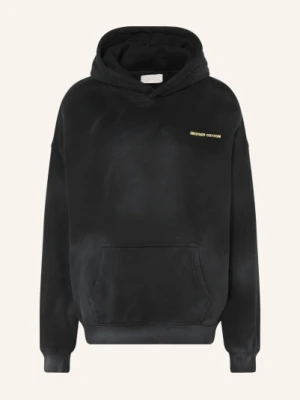 Another Cotton Lab Bluza Z Kapturem Post Pilates Washed schwarz