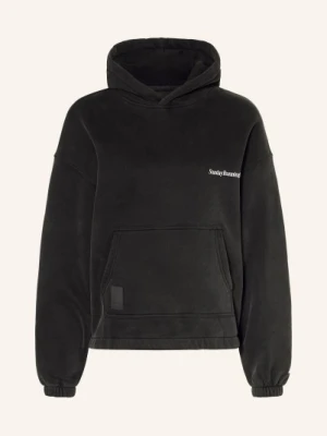 Another Cotton Lab Bluza Z Kapturem schwarz
