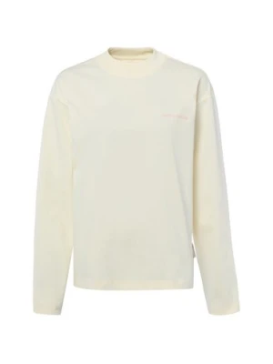 Another Cotton Lab Damska koszulka z długim rękawem - Post Pilates Kobiety Bawełna (100%) żółty jednolity,