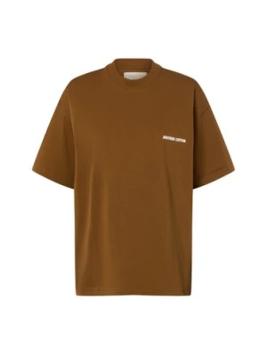 Another Cotton Lab Koszulka damska Kobiety Bawełna brązowy,