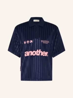 Another Cotton Lab Koszulka Polo Z Dżerseju blau