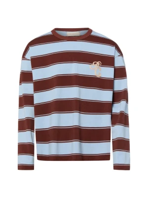 Another Cotton Lab koszulka z długim rękawem Mężczyźni Bawełna (100%) brązowy