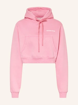 Another Cotton Lab Krótka Bluza Z Kapturem pink