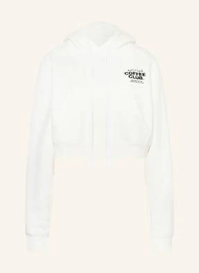 Another Cotton Lab Krótka Bluza Z Kapturem weiss