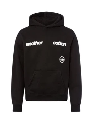 Another Cotton Lab Męski sweter z kapturem - Pods Mężczyźni czarny nadruk,