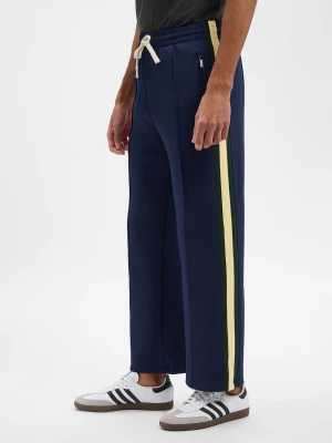 Another Cotton Lab Męskie spodnie dresowe - Everyday Wide Mężczyźni niebieski,