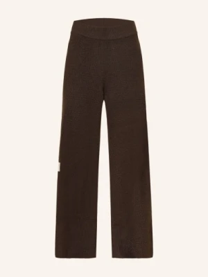 Another Cotton Lab Spodnie Z Dzianiny braun