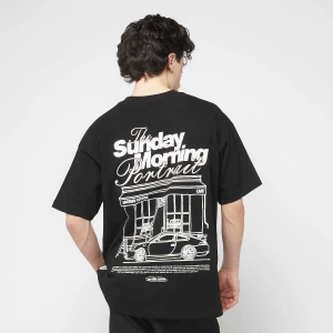 Another Cotton Lab Sunday Morning T-Shirt mężczyźni T-Shirty i Polo czarny rozmiar Odzież