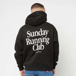 Another Cotton Lab Sunday Running Club Oversized Hoodie mężczyźni Bluzy czarny rozmiar Odzież