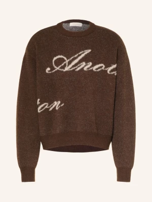 Another Cotton Lab Sweter braun CIEMNOBRĄZOWY