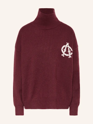 Another Cotton Lab Sweter Oversize rot