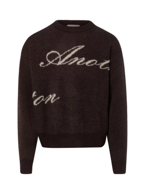 Another Cotton Lab sweter z dzianiny Mężczyźni brązowy